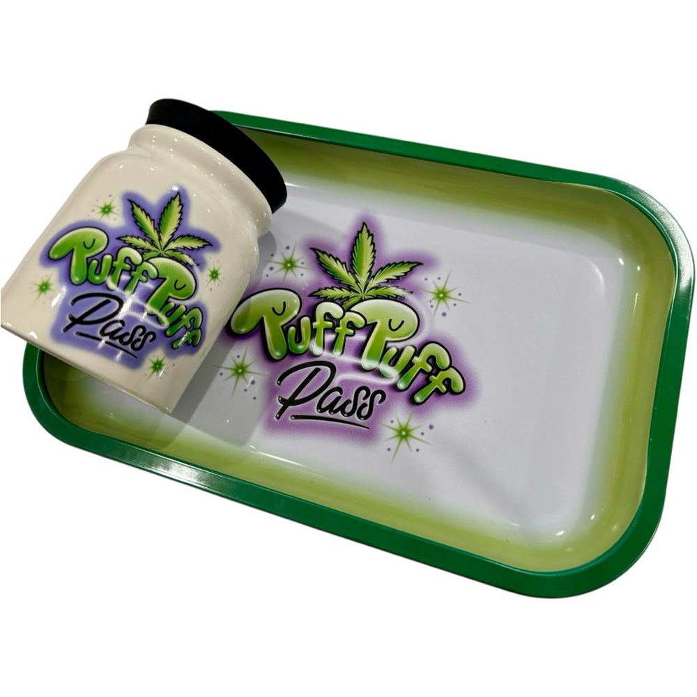 Puff Puff Pass Storage Container & Rolling Tray Set
